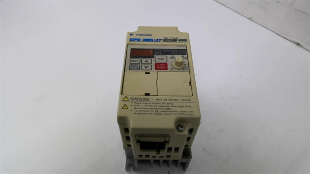 YASKAWA CIMR-J7AM20P4 GPD 305/J7 AC Drive 0.4 KW 230 Volts 0-400 HZ