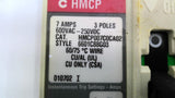 Cutler-Hammer HMCP007C0CA02 7amp 3 Poles Circuit Breaker 600 Vac