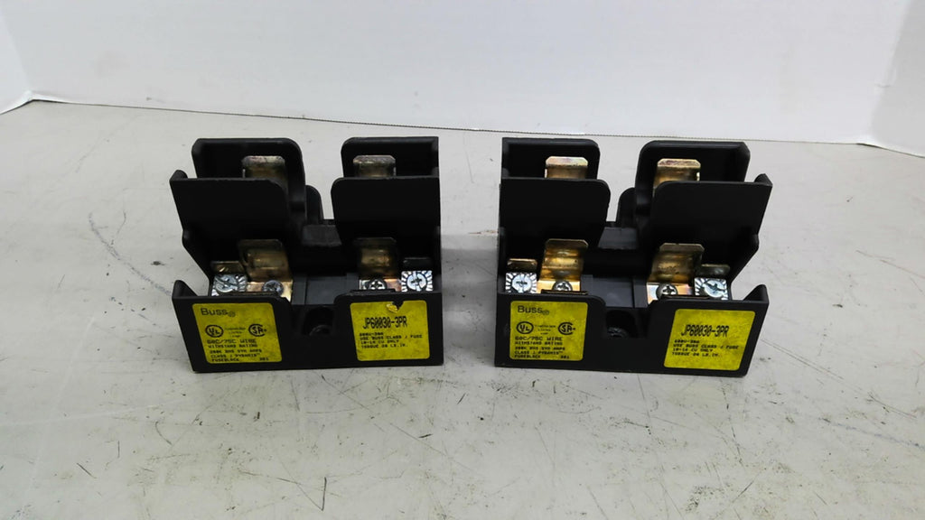 Buss JP60030-3PR Fuse Holder 30 Amp 600 Volts Lot of 2