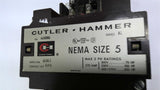 Cutler Hammer A10GNO Size 5 Starter 460 Volts 200 HP
