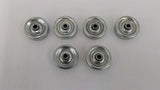 Wheels 1-7/8" x 5/8" x 5/16" Lot Of 6
