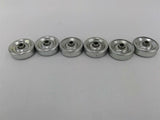 Wheels 1-7/8" x 5/8" x 5/16" Lot Of 6