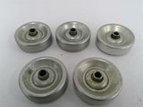 Wheels 1-7/8" x 5/8" x 5/16" Lot Of 5