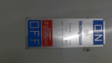 Westinghouse JHF366 600 Amp Fusible Safety Switch 600 Volts Type 12