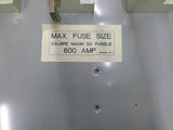 Westinghouse JHF366 600 Amp Fusible Safety Switch 600 Volts Type 12