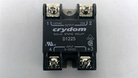 Crydom D1225 Solid State Relay 120 Vac 25 Amp