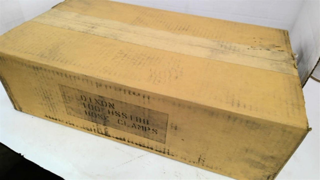 Dixon HSS 188 Hose Clamps Stainless Steel 9-3/8-12 1/4" Box of 100
