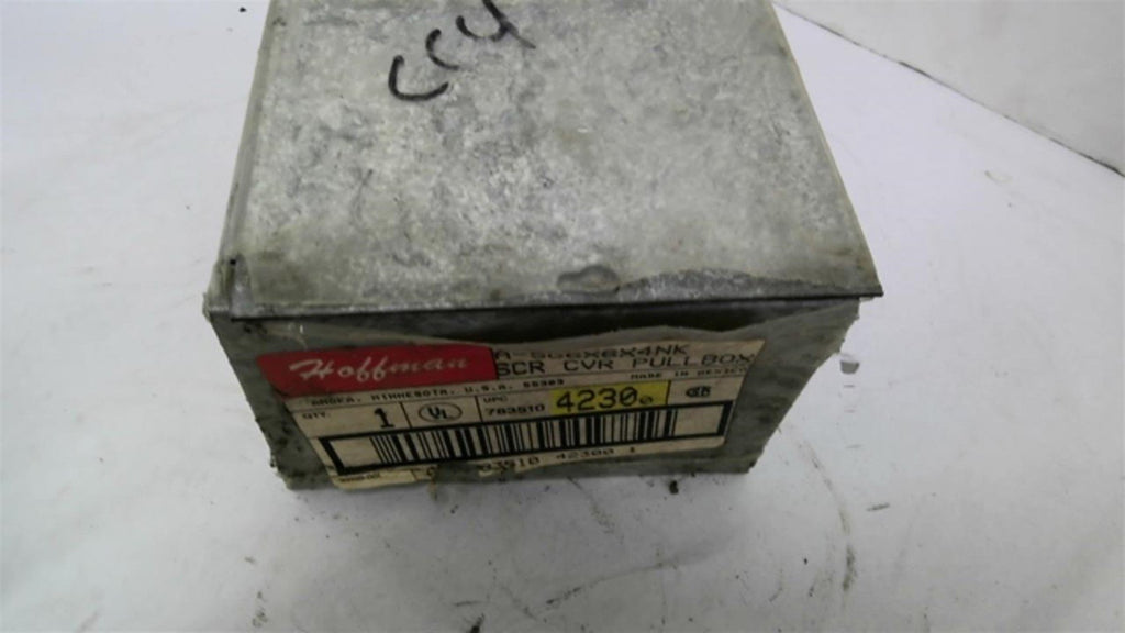 Hoffman A-SG6X6X4NK Screw Cover Pull Box Enclosure 6x6x4