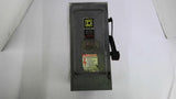 Square D H361 Heavy Duty Fusible Safety Switch 30 Amp 600 Volts