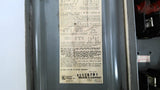 Square D H361 Heavy Duty Fusible Safety Switch 30 Amp 600 Volts