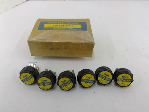 Tron Clip Clamps Twelve No. 1 Lot Of 6