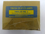 Tron Clip Clamps Twelve No. 1 Lot Of 6