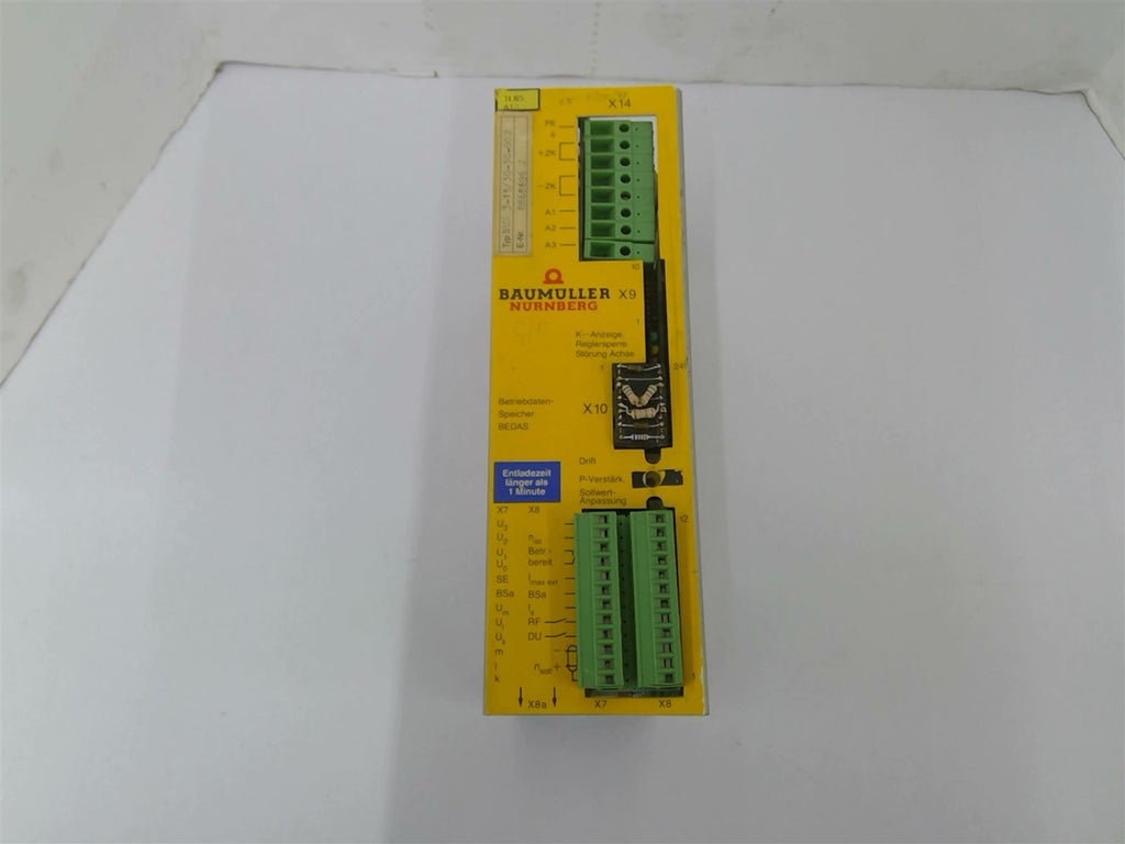 Baumuller Nurnberg Bus 3-15/30-30-002 Servo Drive