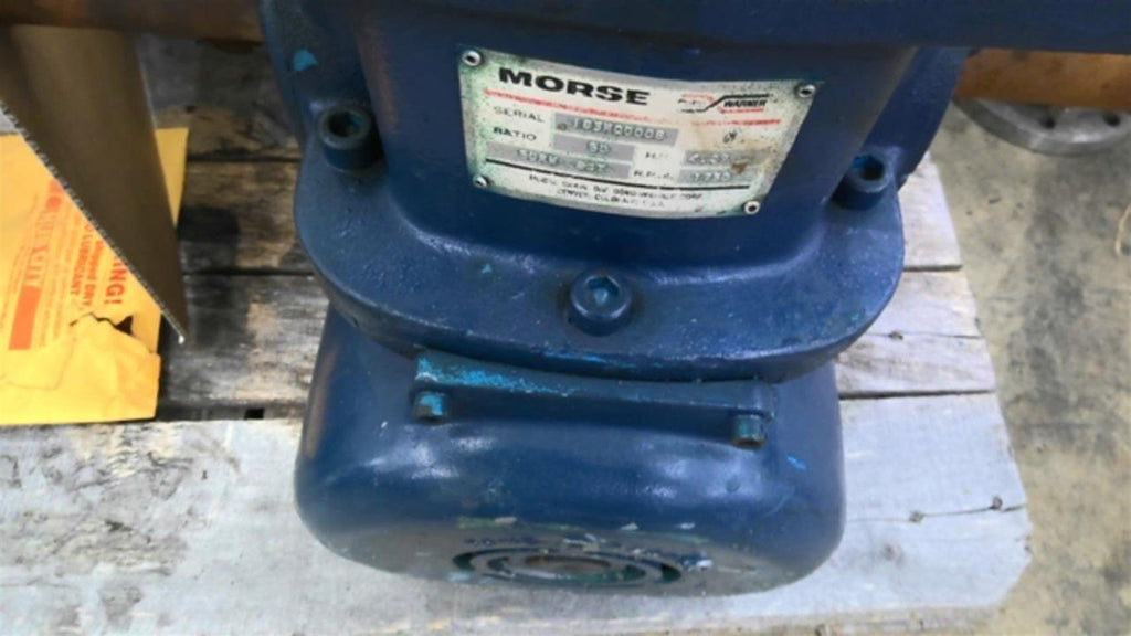Morse 183MQ0008 50:1 Ratio Gear Reducer 4.29 Input HP