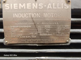 Siemens-Allis RGZZ 149 200 HP AC Motor 460 Volts 1800 Rpm 4P 447T 3 phase 60 HZ