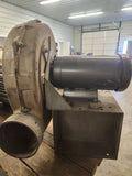 Baldor M3610T 3 Hp AC Motor 230/460 Volts Blower 3600 Rpm 6x7 1/2" ports