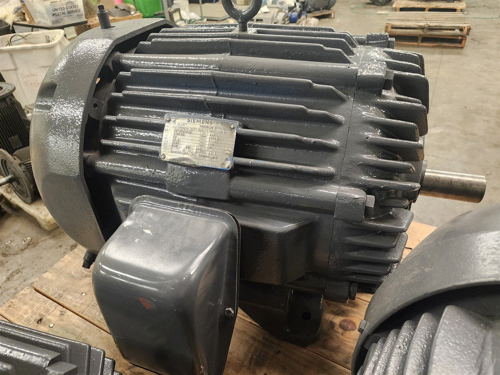 Siemens 75 HP AC Motor 460 volts 3600 RPM 2P 365TS