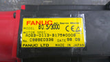 Fanuc A06B-0113-B175#0008 Servo Motor 3000 RPM 49 Volts 3PH 49V 200Hz