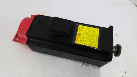Fanuc A06B-0373-B175 Servo Motor 3000 Rpm 129 Volts 200 Hz 2.6 Amp