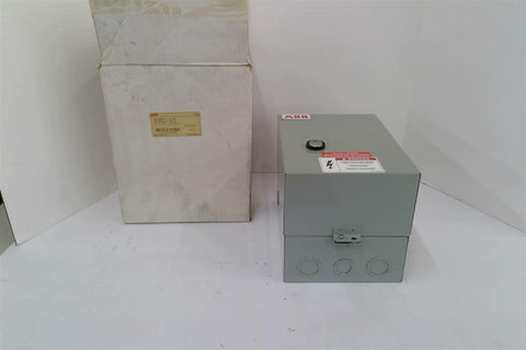 ABB B9S1-1J Enclosed Starter 600 Volts 2 Hp 3 Phase 120 v Coil