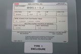 ABB B9S1-1J Enclosed Starter 600 Volts 2 Hp 3 Phase 120 v Coil