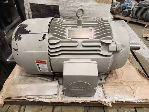 Siemens GP100 20 HP AC Motor230/460 Volts 1800 Rpm 4P 256T Frame