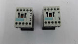 Siemens 3RH1140-1BB40 Contactor 600 Vac 10 Amp Lot Of 2