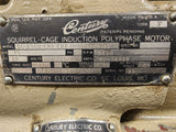 Century SC-256U-KMA 15HP 3600RPM 2P 3PH 208-220/440V AC Motor 256U Frame