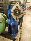 Rossi HB 71C 4 B14 .55KW 1800RPM 4P 265/460V 3PH Gear Motor 47:1 Ratio