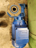 Rossi HB 71C 4 B14 .55KW 1800RPM 4P 265/460V 3PH Gear Motor 47:1 Ratio