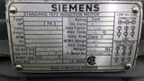Siemens 11A3-213-2YK60 7.5Hp AC Motor 3600Rpm 2P 3Ph 213T 220-230/440-460V