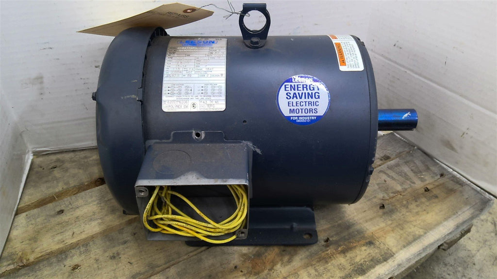 Leeson G130101.00 5Hp AC Motor 3600Rpm 2P 3Ph 184T 208-230V TEFC 60Hz
