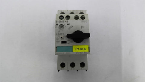 Siemens 3RV1021-1AA10 Circuit Breaker 1.1-1.6 Amp