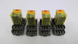 Idec RU4S-A110 Relay 250 VAC 30 VDC Lot Of 4 120 V Coil
