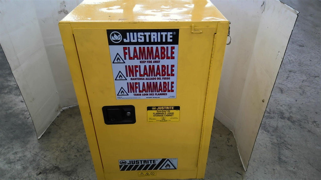 JustRite 891220 Flammable Liquid Storage Liquid Cabinet 12 Gallon