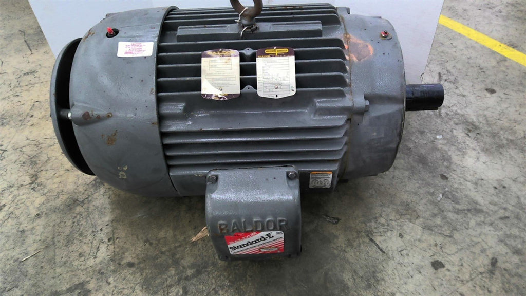 Baldor v 25hp AC Motor 1200 6p 3ph 324TC 230/460v TEFC 60hz