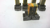 Idec RU4S-A110 Relay 250 Vac with Base Lot Of 5