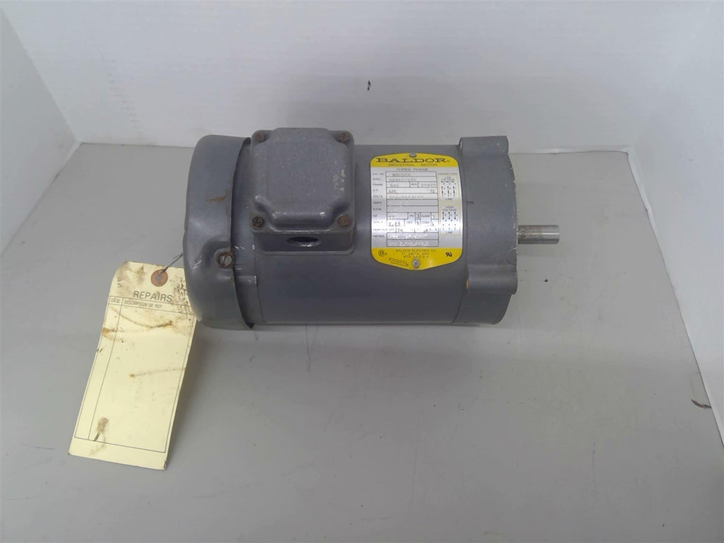 Baldor VM3538 1/2Hp AC Motor 1800Rpm 4P 3Ph 56C 208-230/460V TE 60Hz