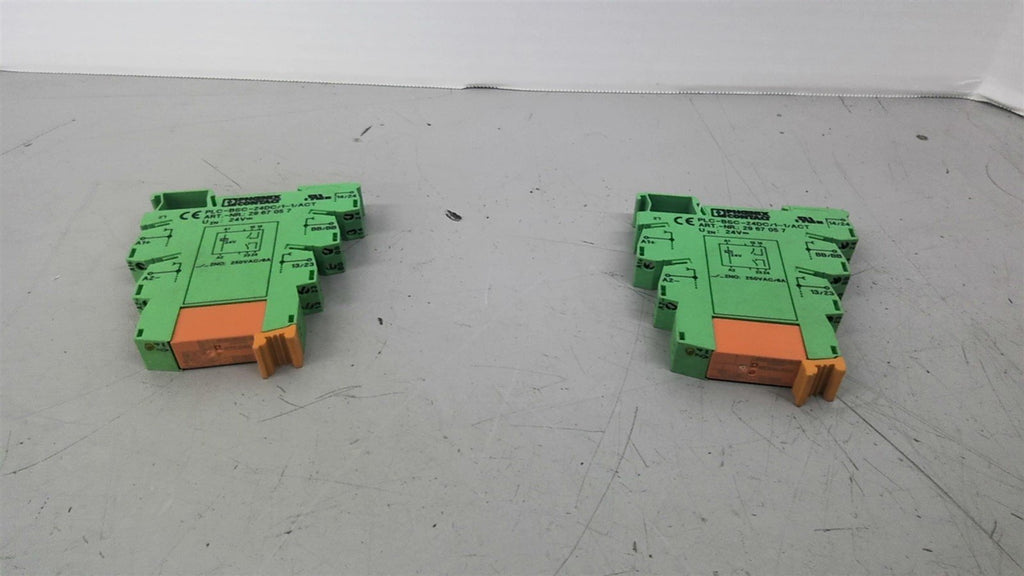 Phoenix PLC-BSC-24DC/1-1/ACT Relay module Lot of 2
