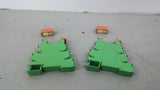 Phoenix PLC-BSC-24DC/1-1/ACT Relay module Lot of 2