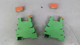 Phoenix PLC-BSC-24DC/1-1/ACT Relay module Lot of 2
