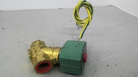 Asco Red Hat 8222G049 Solenoid Valve 125 PSI 3/4" Pipe 10.1 Watts