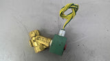 Asco Red Hat 8222G049 Solenoid Valve 125 PSI 3/4" Pipe 10.1 Watts