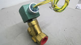 Asco Red Hat 8222G049 Solenoid Valve 125 PSI 3/4" Pipe 10.1 Watts