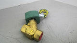 Asco Red Hat 8222G049 Solenoid Valve 125 PSI 3/4" Pipe 10.1 Watts