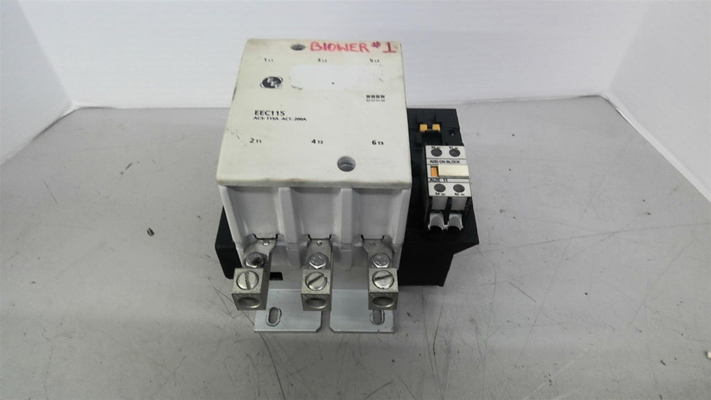 EEC EEC115A Contactor 200 Amp 480 Volt 75 HP
