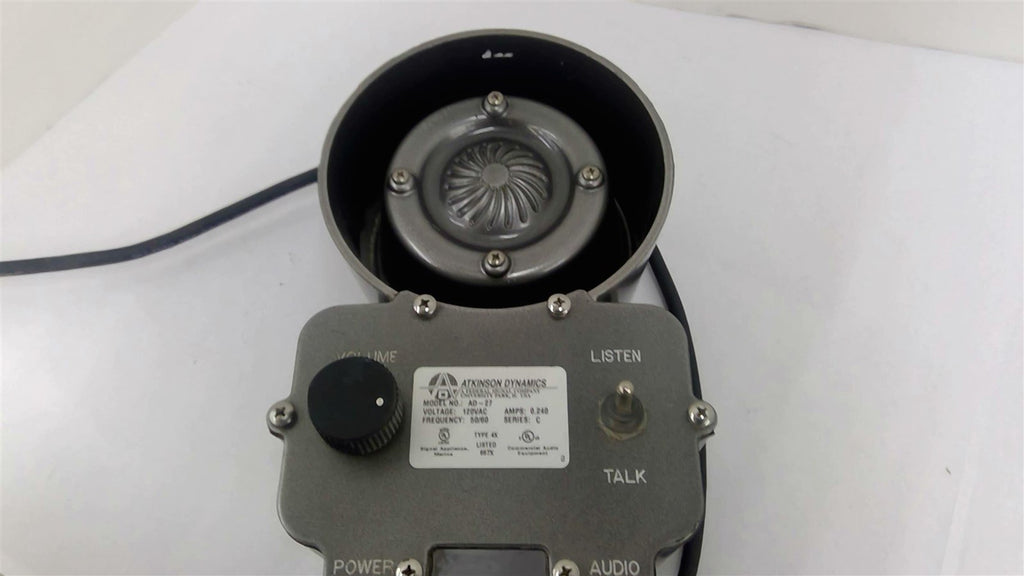 Atkinson Dynamics AD-27 Intercom 120 Vac