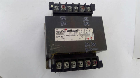 Micron B330-0230-3F Transformer 303 VA 230 460 Pri 120 V Sec