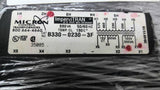 Micron B330-0230-3F Transformer 303 VA 230 460 Pri 120 V Sec