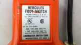 Hercules 531-SWH Foot Switch 20 Amp 125-250 VAc